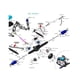 thumbnail image 2 of 10985 Ball Tie Rod Group For Rc Car Remote Toys S Fit Rh1043/1045 Axle De Banmo, 2 of 5