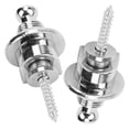 thumbnail image 1 of Guitar Strap Locks, Bass Straplock Button Guitar Belt Locking Musical Instruments Accessories Anti Slip Iron Plating  For Electric Guitars For Electric Basses Silver, 1 of 8