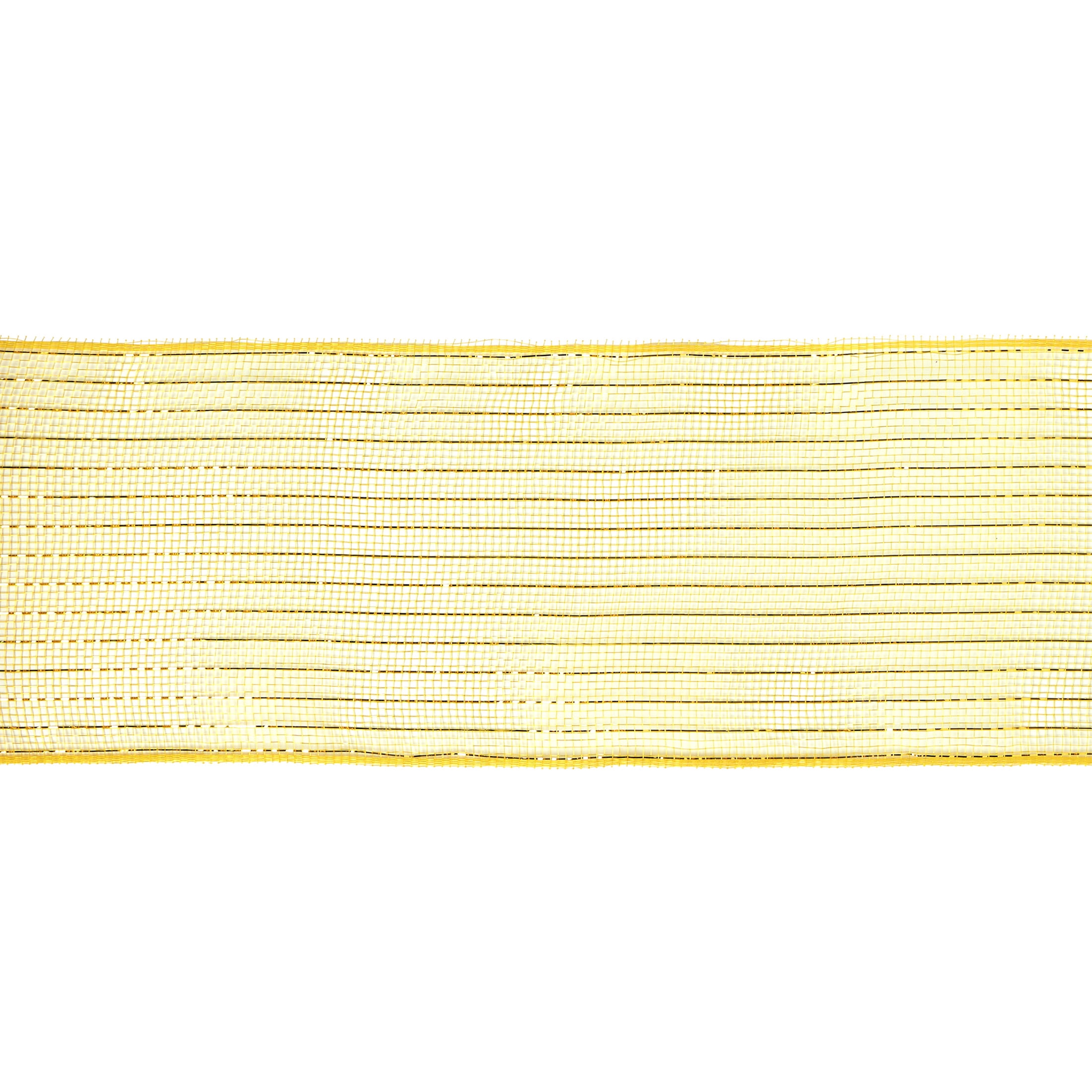 Simplicity mesh yellow/gold 5.5in 10 yard, prefect for wreaths and decorating