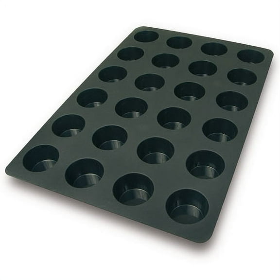Silikomart 16" x 24" Mold, Muffin 4 Oz, 24 Cavities 2-3/4" Dia x 1-1/2" Deep