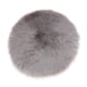 thumbnail image 4 of Almohadillas de piel sintética esponjosas con hebillas, cojines redondos de Gris 40cm, 4 of 9