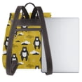 thumbnail image 3 of Balery Cartoon Bear Yellow Mochila de Cuero para Mujeres, Gran Capacidad, Bolsa de Viaje Multifuncional, Mochila de Cuero y Bolsa de Hombro para Mujeres, 3 of 4