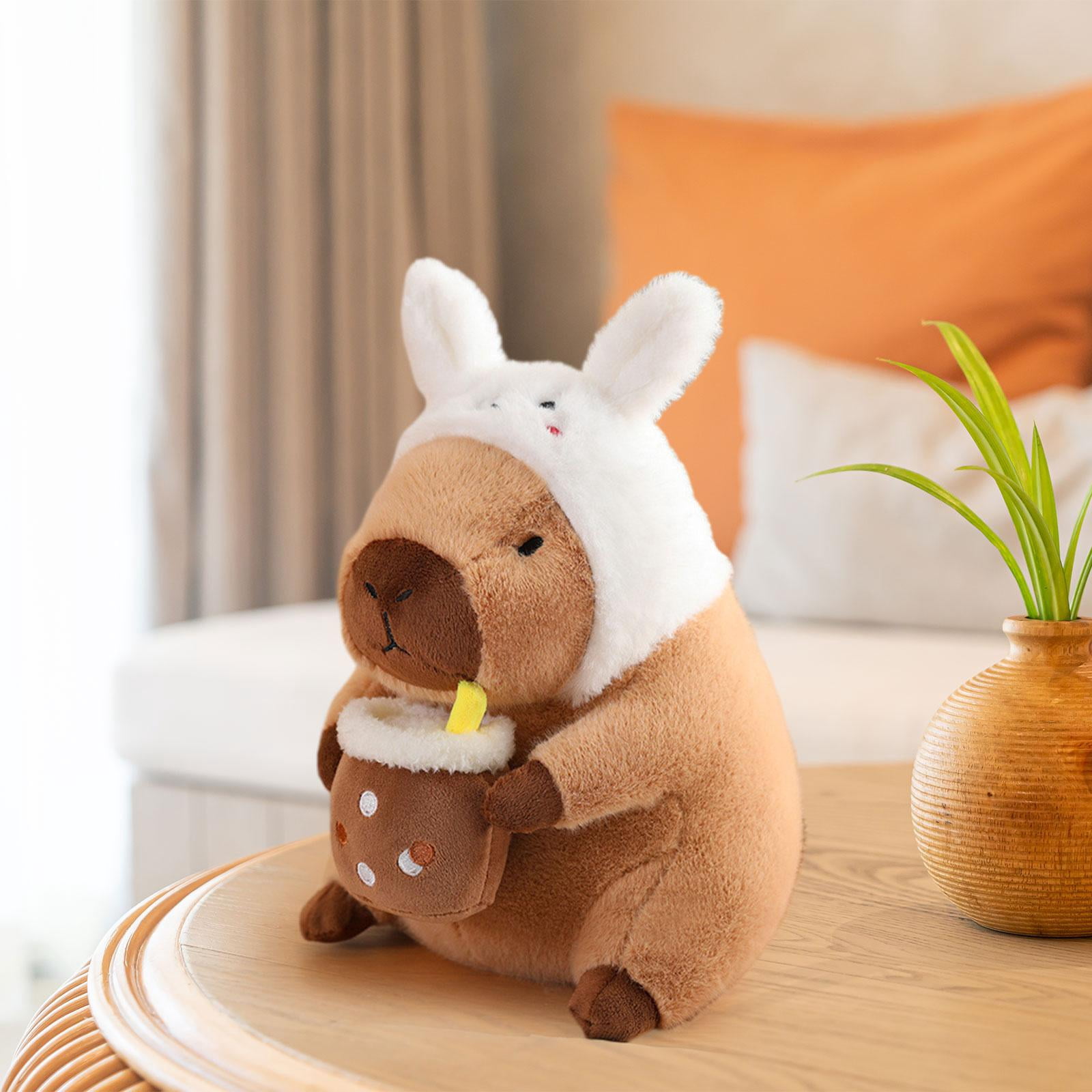 LeeQinersw Capybara Doll Capybara Toy Collectible Soft Comfortable Home Decoration Capybara Rabbit