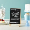 thumbnail image 5 of 2 Pack Mini Chalkboard Easel Signs for Tabletop Decorations, Restaurant Food Display, Message Boards, Small Business, Wedding, Catering Events, Coffee Shop (4.5x7.5 in), 5 of 11