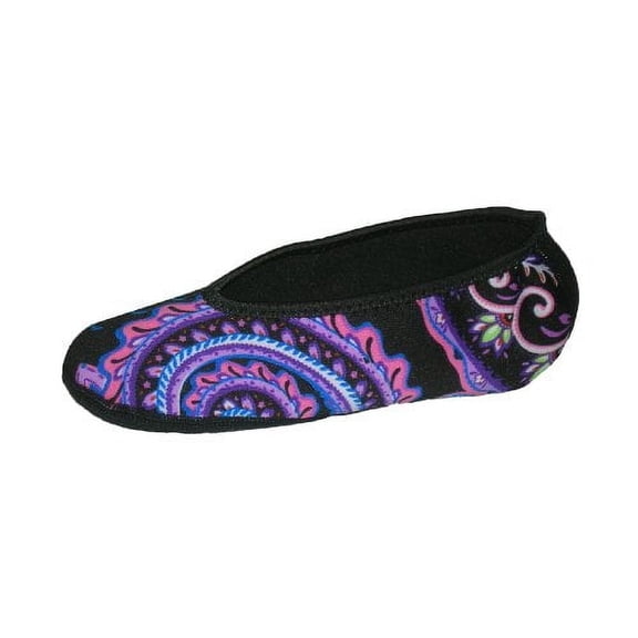 NuFoot Ballet Flats Women's Foldable Flats – Paisley, Small, Indoor Slippers & Travel Shoes