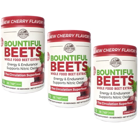 Country Farms Beets Superfood Drink Mix Natural Flavor 3 Pack 10.6 Oz