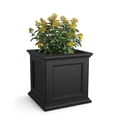 thumbnail image 3 of Mayne Fairfield 20" x 20" x 20" Square Black Self Watering Plastic Planter, 3 of 14