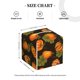 thumbnail image 4 of Fotbe Orange Pumpkin Porta Pañuelos Decorativo de Cuero, Caja Cuadrada Moderna para Pañuelos Faciales, Organizador y Dispensador 5x5x5'', 4 of 7