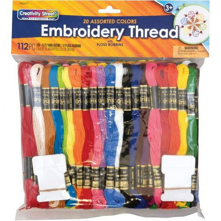 Creativity Street Embroidery Thread Pack - Assorted Creativity Street Embroidery Thread Pack - Assorted