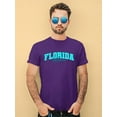 thumbnail image 2 of Florida Miami Retro Sports T-Shirt Men -Image by Shutterstock, Male Small, 2 of 4