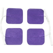HealthmateForever Purple Pin-Inserted Square-Shaped Conductive Pads