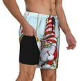 thumbnail image 3 of Gaeub Funny Christmas Gnome Mens Swim Trunks Stretch Beach Shorts Quick Dry for Men Swim Shorts Swimwear with Pockets- 3X-Large, 3 of 9