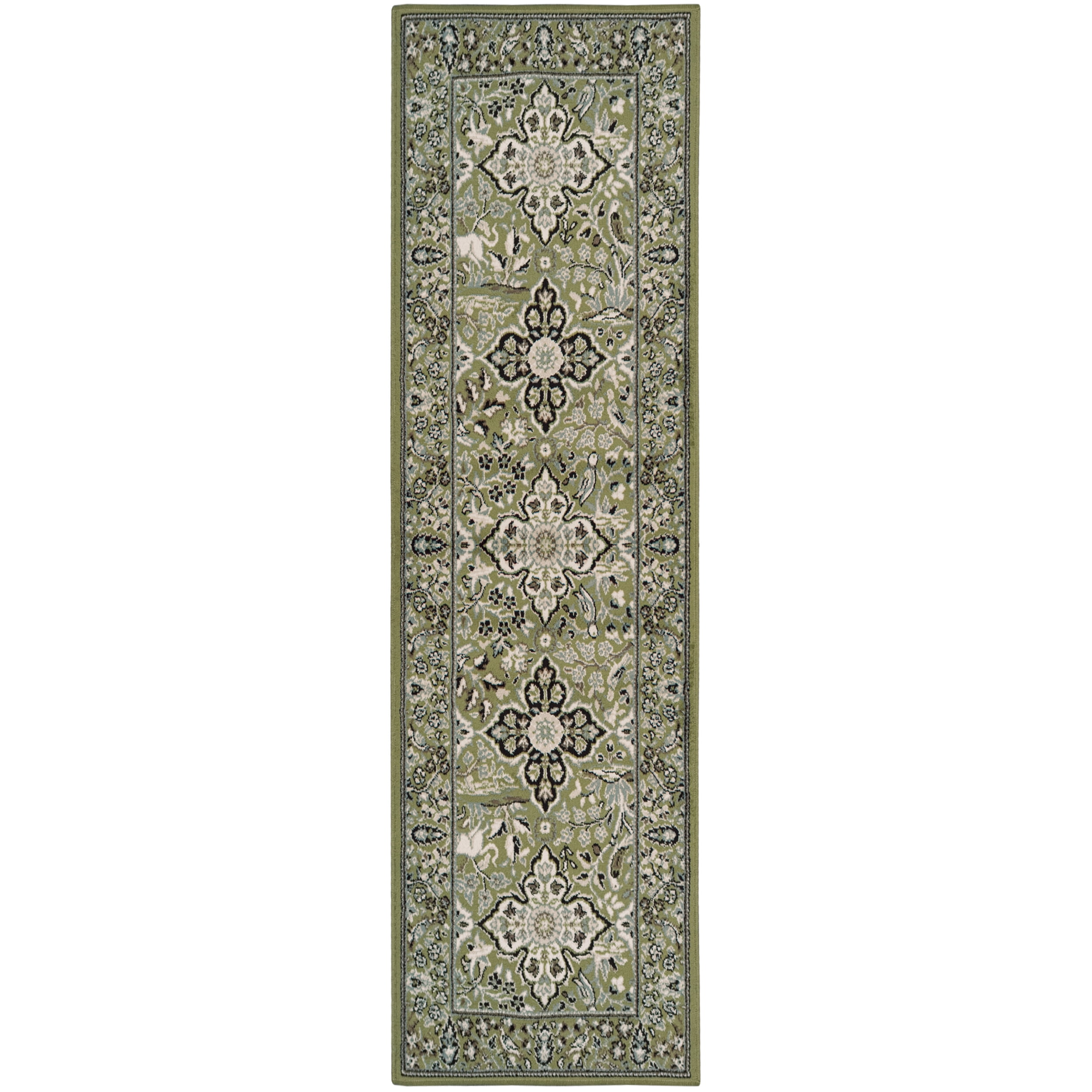Superior Denham Traditional Floral Indoor Area Rug