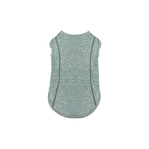 UPF 50+ Sun Protection Shirt,Breathable Quick-Dry Soft Clothes for Small Medium Dogs, Breathable Lightweight T-Shirts with Reflective Strips, Sleeveless Dog Vest, Cat Outfit(XS,Mint Green)
