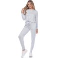thumbnail image 1 of 3628-04-XL Ensemble Salon pour Femmes&44; Bleu Clair - Extra Large - 2 Pièces, 1 of 1