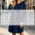 thumbnail image 3 of Vmberlty Women's Fall Winter Dresses Solid Color Ribbed Long Sleeve Midi Dresses Casual Outfits for Home and Party Occasions, 3 of 7
