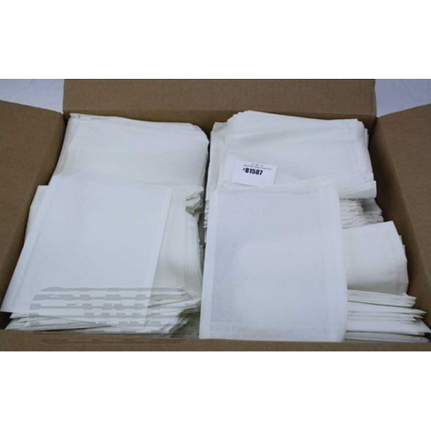 Mcnairn Packaging Dry Wax Sandwich Bag, 6 x 0.75 x 6.75 inch 2000 per case.