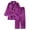Purple, variant on eczipvz Kids Boys Girls Silk Satin Pajama Set Cute Soft Pajamas Toddler Solid Color Short Sleeve Sleep Suit Baby Clothes Silver 9-12 Months