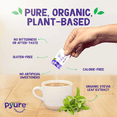 thumbnail image 6 of Pyure Organic Stevia Packets | Zero Calorie Sweetener for Coffee, and Baking | Granulated Stevia Sugar Substitute | Plant-Based, Keto, Diabetic & Paleo Friendly | USDA Organic, Non-GMO | 80 Packets, 6 of 11