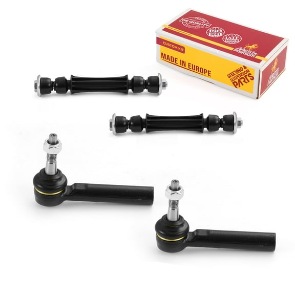 Metrix Premium Chassis Parts - 4 PC Outer Tie Rod End & Front Sway Bar Stabilizer End Link Kit Fits 07-13 Cadillac Escalade, GMC Yukon, 07 Chevrolet Silverado 1500,ES800223 K700538