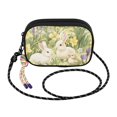 thumbnail image 2 of FORMRS Mini Crossbody Bag for Women Adjustable Rope Shoulder Casual Phone Purse, Yellow Floral Rabbit, 2 of 7