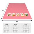 thumbnail image 3 of KLL Cute Cat Pattern Fleece Throw Blanket,Fleece Throw Blankets for Couch & Bed All Season Use-80"x60", 3 of 7
