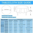 Hiasan Round Linen Tablecloth 90 Inch - Table Cloth Round Tablecloth ...