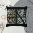 thumbnail image 2 of Happy Halloween Throw Pillow Cover, Inch Bat Black Cushion Case Decoration for Sofa Couch, 2 of 5