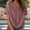 Purples, variant on Tsesme Linen Tops for Women V-Neck Pullover T-shirt with Button Summer Breathable Casual Comfy Shirt