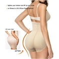 thumbnail image 4 of VASLANDA Womens Best Waist Cincher Body Shaper Panty Trainer Girdle Faja Tummy Control Underwear Shapewear, 4 of 6