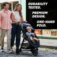 thumbnail image 2 of Baby Jogger City Mini GT3 All-Terrain Stroller, Deep Sea Blue, 2 of 7