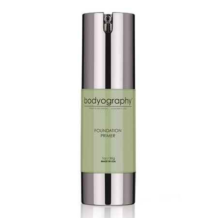 Bodyography Foundation Primer, Face Primer, Primer Makeup, Green, 1 oz