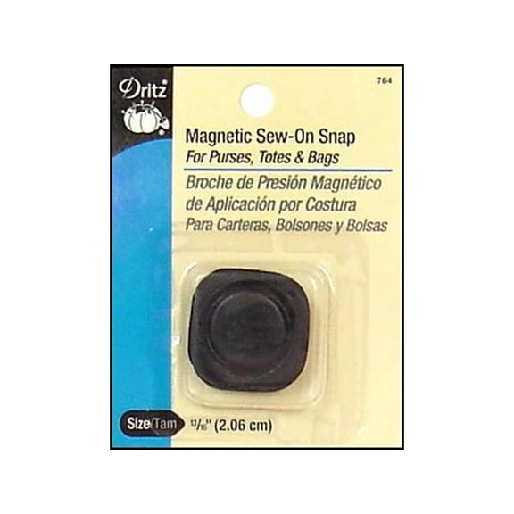 Dritz Magnetic Snap Sew On Square 13/16"