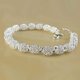 thumbnail image 3 of Pulsera para mujer, regalo para mujer, pulsera de joyería para mujer, regalo único, pulsera de cadena vacía con hebilla, adecuada para niñas y mujeres, regalos de joyería, pulsera., 3 of 4