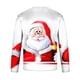 thumbnail image 5 of Camisetas navideñas EQWLJWE para hombre, divertidas camisetas navideñas con estampado 3D de Papá Noel para fiestas, disfraces, camisetas informales de cuello redondo, 5 of 5