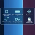 thumbnail image 6 of Wireless Headphones with Light Effects, Over-Ear Foldable Design, Long Battery Life, Bluetooth 5.0 and Built-In Microphone for Calls, Gaming, and Work, 6 of 9