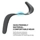 thumbnail image 3 of Monster Boomerang Altavoz Bluetooth con banda para el cuello, Altavoz para el cuello Bluetooth inalámbrico, tiempo de reproducción de 12 horas, sonido estéreo 3D verdadero, ropa de sonido portátil, IP, 3 of 5