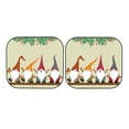 thumbnail image 7 of Balery Christmas Card With Gnomes Sun Shield 2 Pack For Car Front Windows Foldable Sun Visor Protector Blocks Max Uv Rays And Keeps Your Vehicle Cool For Most Sedans Suv Truck, 7 of 7