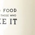 thumbnail image 4 of Creative Co-Op Stoneware Baker with "Good Food Comes To Those Who Bake It ", White, 4 of 6