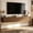 Oak, variant on HIUU Black Floating TV Stand Wall Mounted,Floating Entertainment Center with Fluted Doors,Mesa Flotante Para TV 69 inch,Media Console Table for Living Room,Bedroom