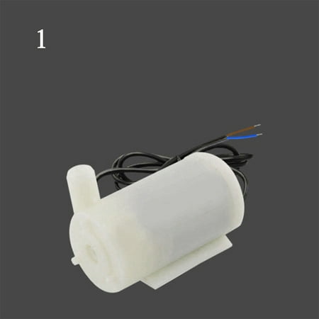 Water Tank Pump DC 3V Small Micro Submersible Mini Water Pump for Fish Tank Fountain Aquarium Supplies Horizontal ()