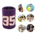 thumbnail image 6 of Unique Bargains 1 Pc Perspiration-wicking Wristbands Sweat-absorbent Sports Wristband Sport Purple, 6 of 6
