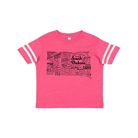 

Inktastic South Dakota State word salad Gift Toddler Boy or Toddler Girl T-Shirt