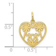 thumbnail image 2 of Auriga 10K Yellow Gold Mom Charm Pendant for Women (L-20 mm,W-16 mm), 2 of 5