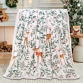 thumbnail image 2 of Hitime Christmas Sherpa Fleece Throw Blanket for Couch Bed Sofa Adults -Soft and Warm Blanket for Winter, Thick and Fuzzy Throw Blanket (Throw - 50" x 60"), 2 of 8