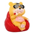 thumbnail image 2 of WLPZXP PETSOLA Chinese New Year Tigers Animal Figurines, Mini Animal Tabletop Sculpture Red, 2 of 9