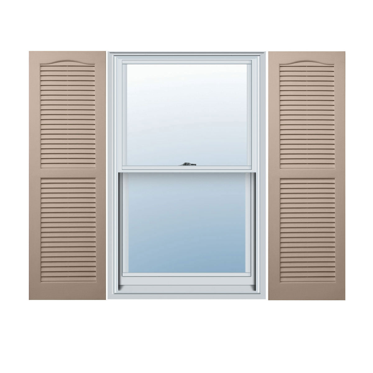 Homeside Open Louver Shutter 1 Pair 14-1/2in 049 Royal x 67in
