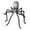 Black, variant on Halloween Skull Spider Prop for Terror Decoration Party Supplies Scary Venue Decor with Furry Legs and Realistic Design