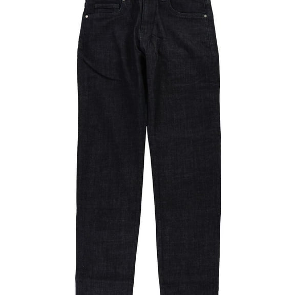 DSTLD Mens Solid Straight Leg Jeans, Blue, 28W x 30L