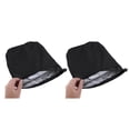 thumbnail image 3 of serony 2PCS Universal Automobile Rearview Mirror Dust /Snow Cover Waterproof Black, 3 of 9
